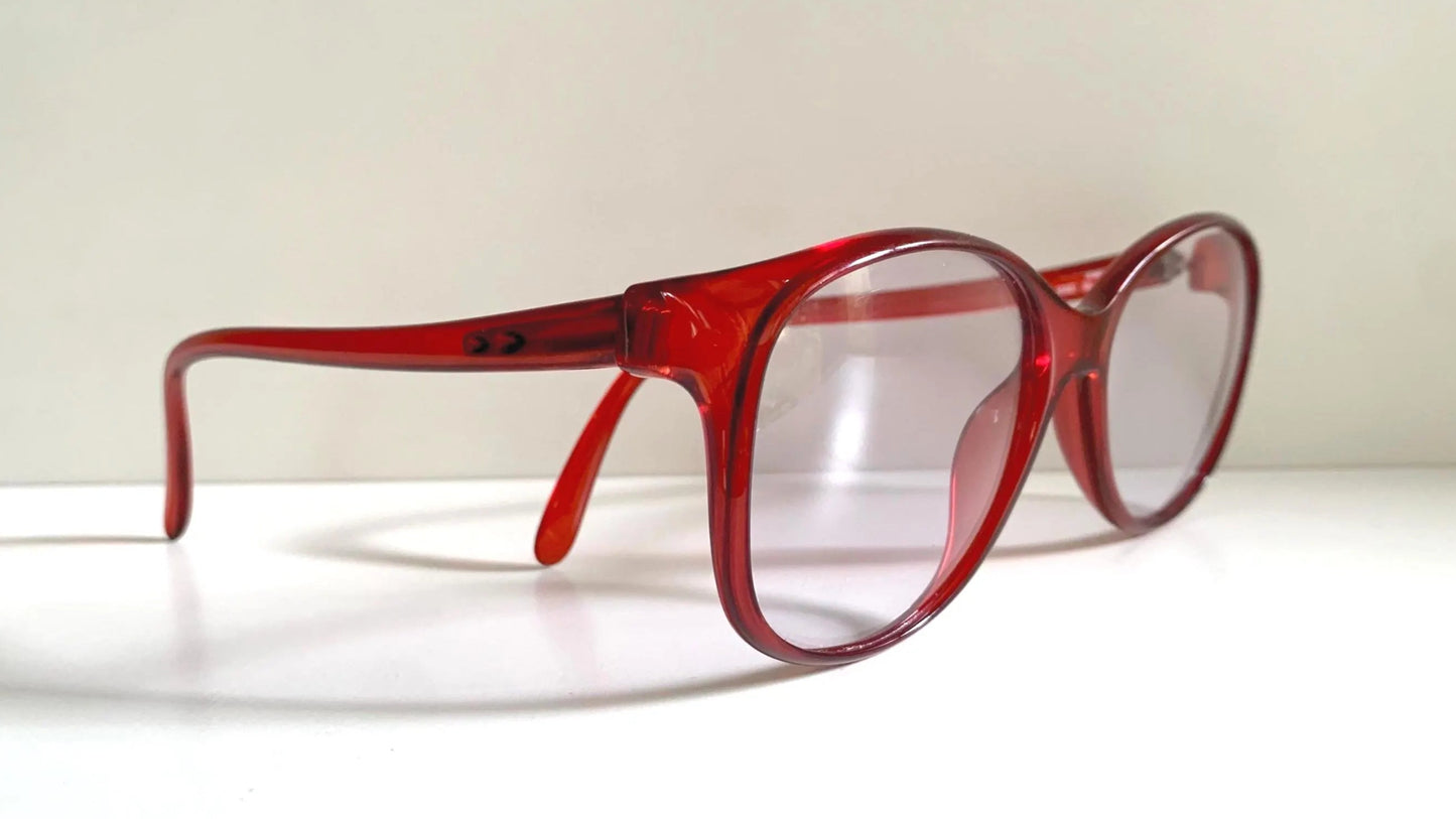 Cobra Optyl 70s vintage glasses - 3083 red frames