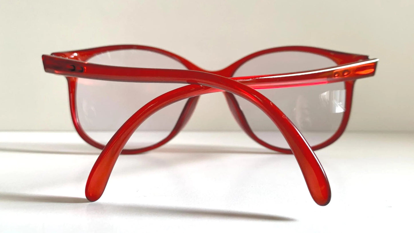 Cobra Optyl 70s vintage glasses - 3083 red frames