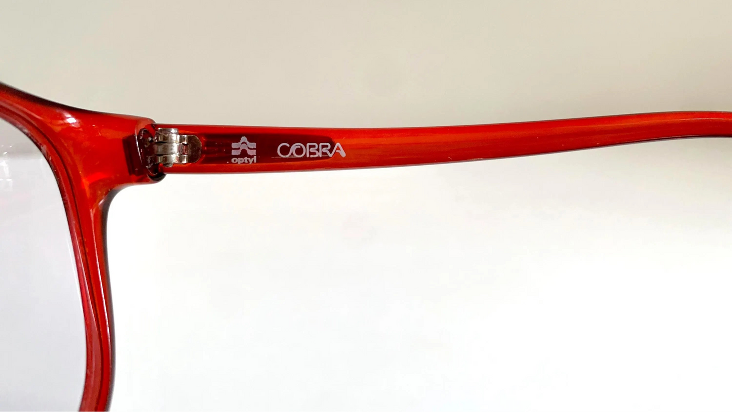 Cobra Optyl 70s vintage glasses - 3083 red frames