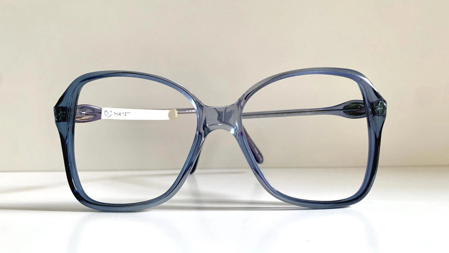 Servin vintage 70s original glasses - blue frames