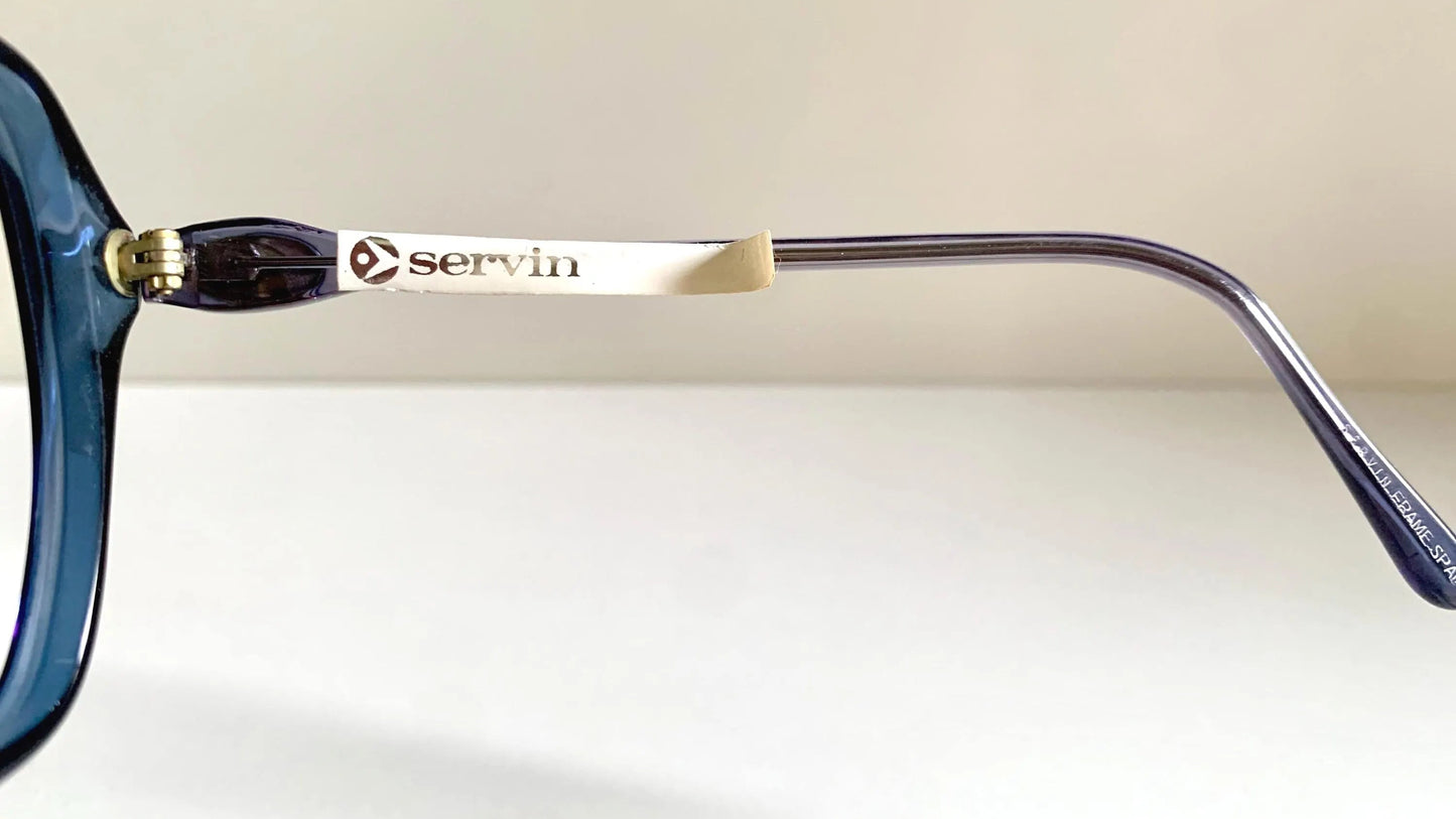 Servin vintage 70s original glasses - blue frames