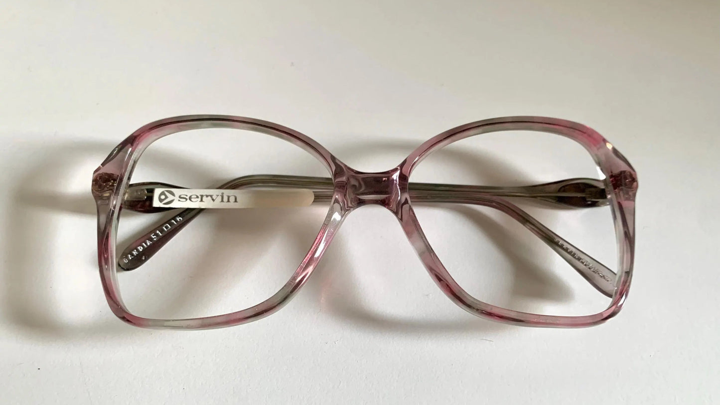 Servin vintage 70s original glasses - pink frames