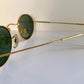 Vintage Ray Ban B&L USA sunglasses - W0976 Classic Oval Gold