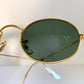 Vintage Ray Ban B&L USA sunglasses - W0976 Classic Oval Gold