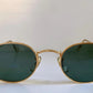 Vintage Ray Ban B&L USA sunglasses - W0976 Classic Oval Gold