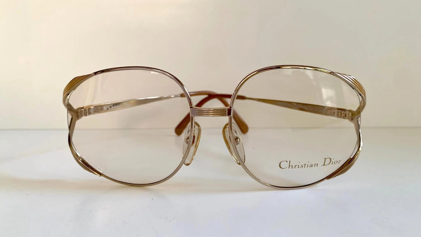 Christian Dior Vintage glasses - 2387 golden metal frames