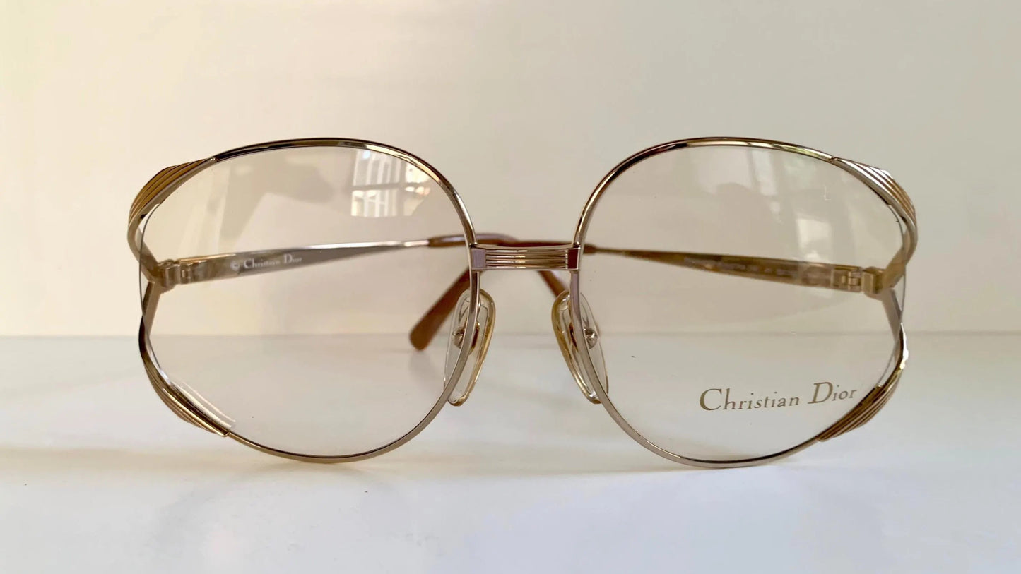 Christian Dior Vintage glasses - 2387 golden metal frames