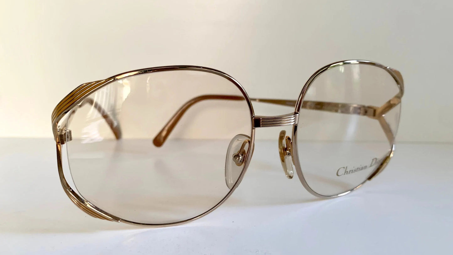 Christian Dior Vintage glasses - 2387 golden metal frames