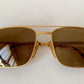 Christian Dior Vintage Sunglasses - 2840 80s golden frames