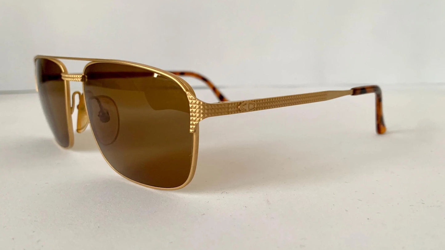 Christian Dior Vintage Sunglasses - 2840 80s golden frames