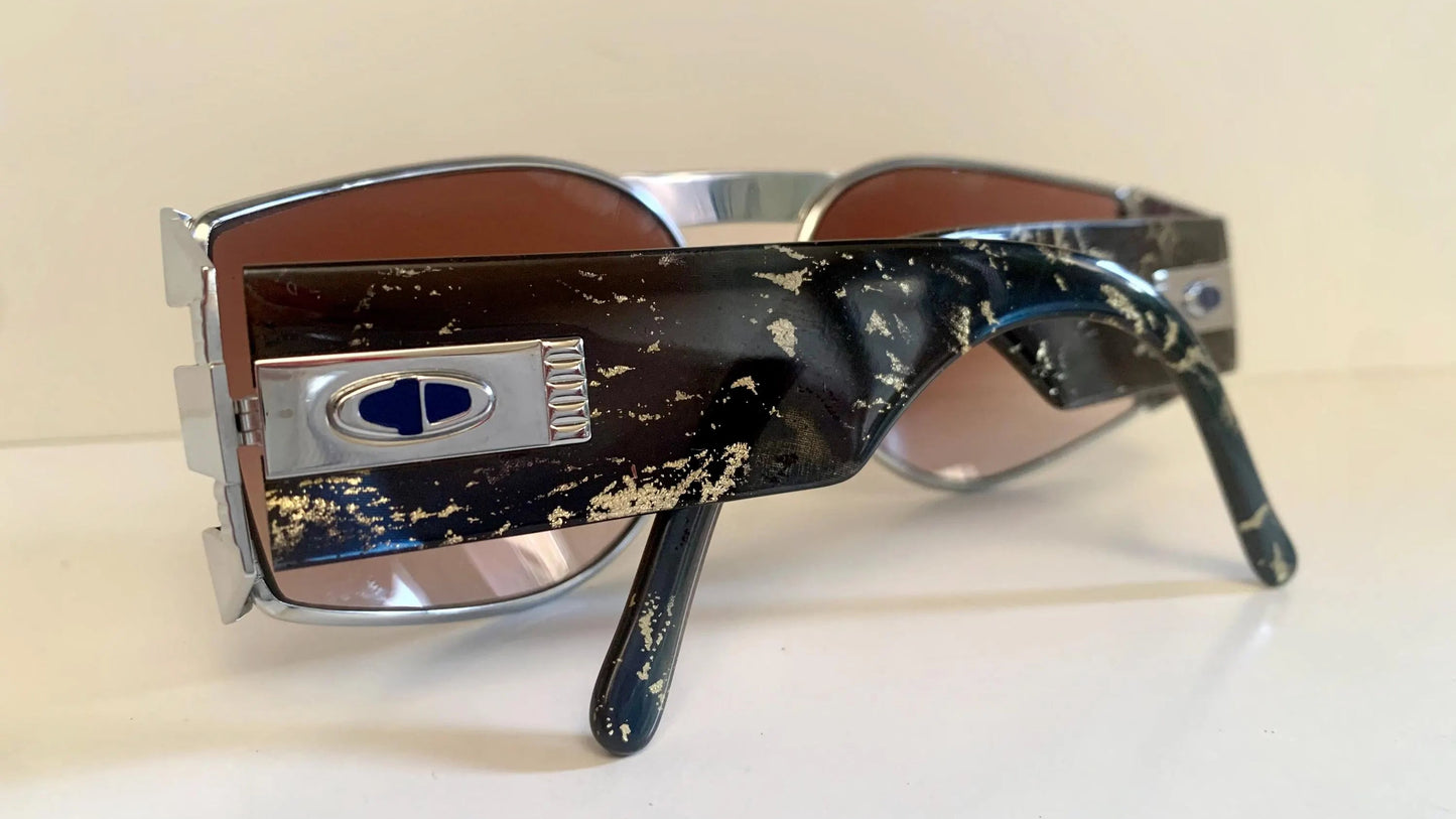 Christian Dior Vintage Sunglasses - 80s 2562 silver mask frames
