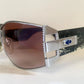Christian Dior Vintage Sunglasses - 80s 2562 silver mask frames