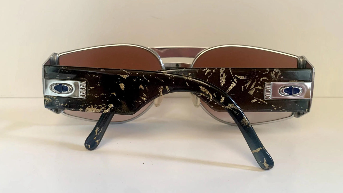 Christian Dior Vintage Sunglasses - 80s 2562 silver mask frames