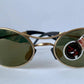 Ray Ban B&L USA vintage sunglasses - rare W2307 Orbs Ellipse golden mirrored frame