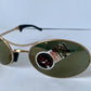 Ray Ban B&L USA vintage sunglasses - rare W2307 Orbs Ellipse golden mirrored frame