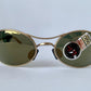 Ray Ban B&L USA vintage sunglasses - rare W2307 Orbs Ellipse golden mirrored frame