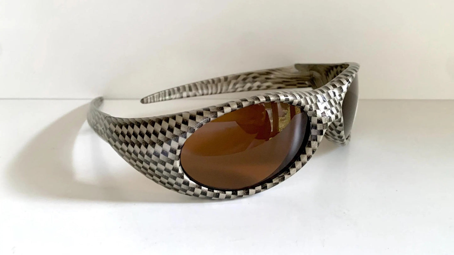 vintage Vuarnet Extreme Maverick's 00s sunglasses - wrap sports frames made in France