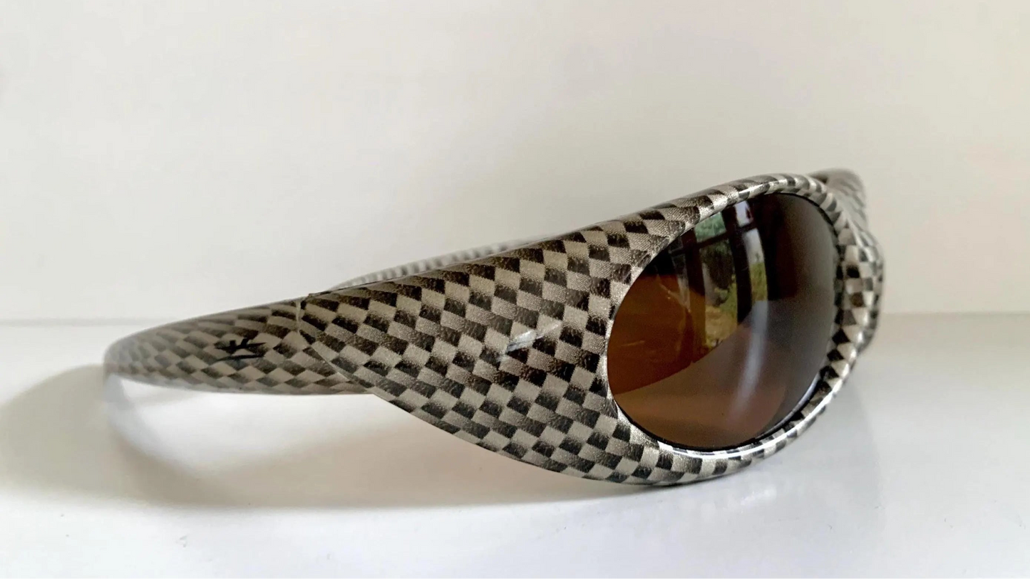 vintage Vuarnet Extreme Maverick's 00s sunglasses - wrap sports frames made in France