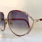 Christian Dior XXL vintage sunglasses - 2250 red 80s frames