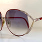 Christian Dior XXL vintage sunglasses - 2250 red 80s frames