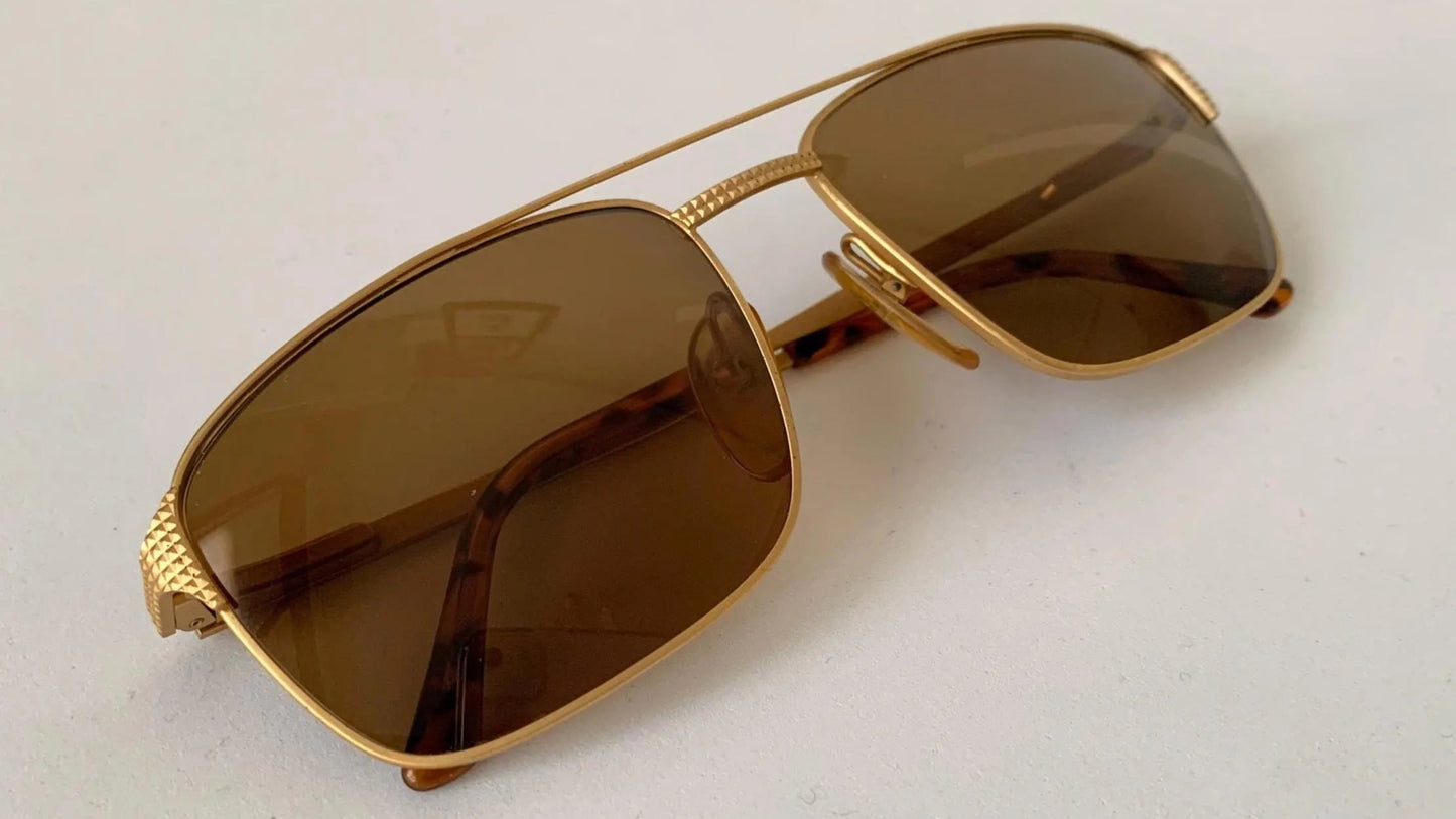 Christian Dior Vintage Sunglasses - 2840 80s golden frames