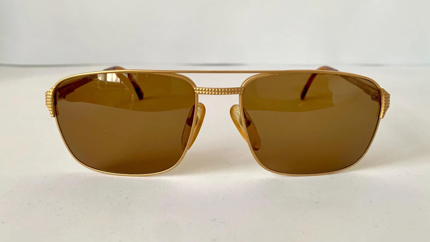 Christian Dior Vintage Sunglasses - 2840 80s golden frames