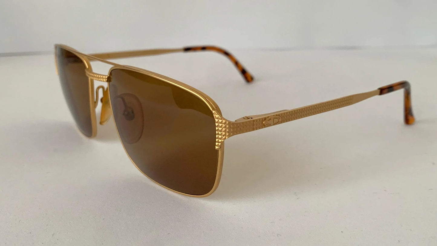 Christian Dior Vintage Sunglasses - 2840 80s golden frames