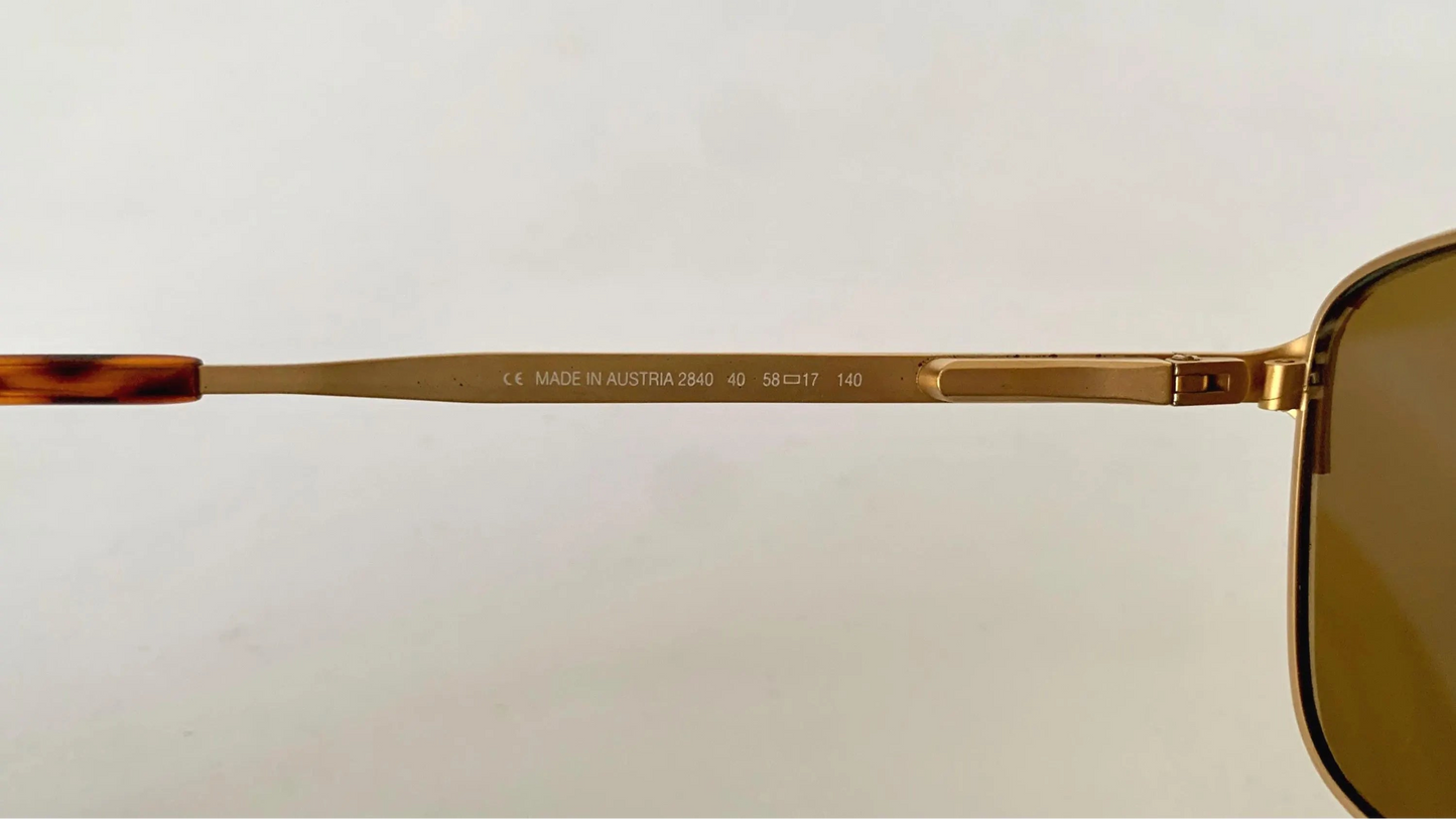 Christian Dior Vintage Sunglasses - 2840 80s golden frames