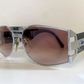 Christian Dior Vintage Sunglasses - 80s 2562 silver mask frames