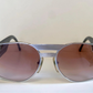 Christian Dior Vintage Sunglasses - 80s 2562 silver mask frames