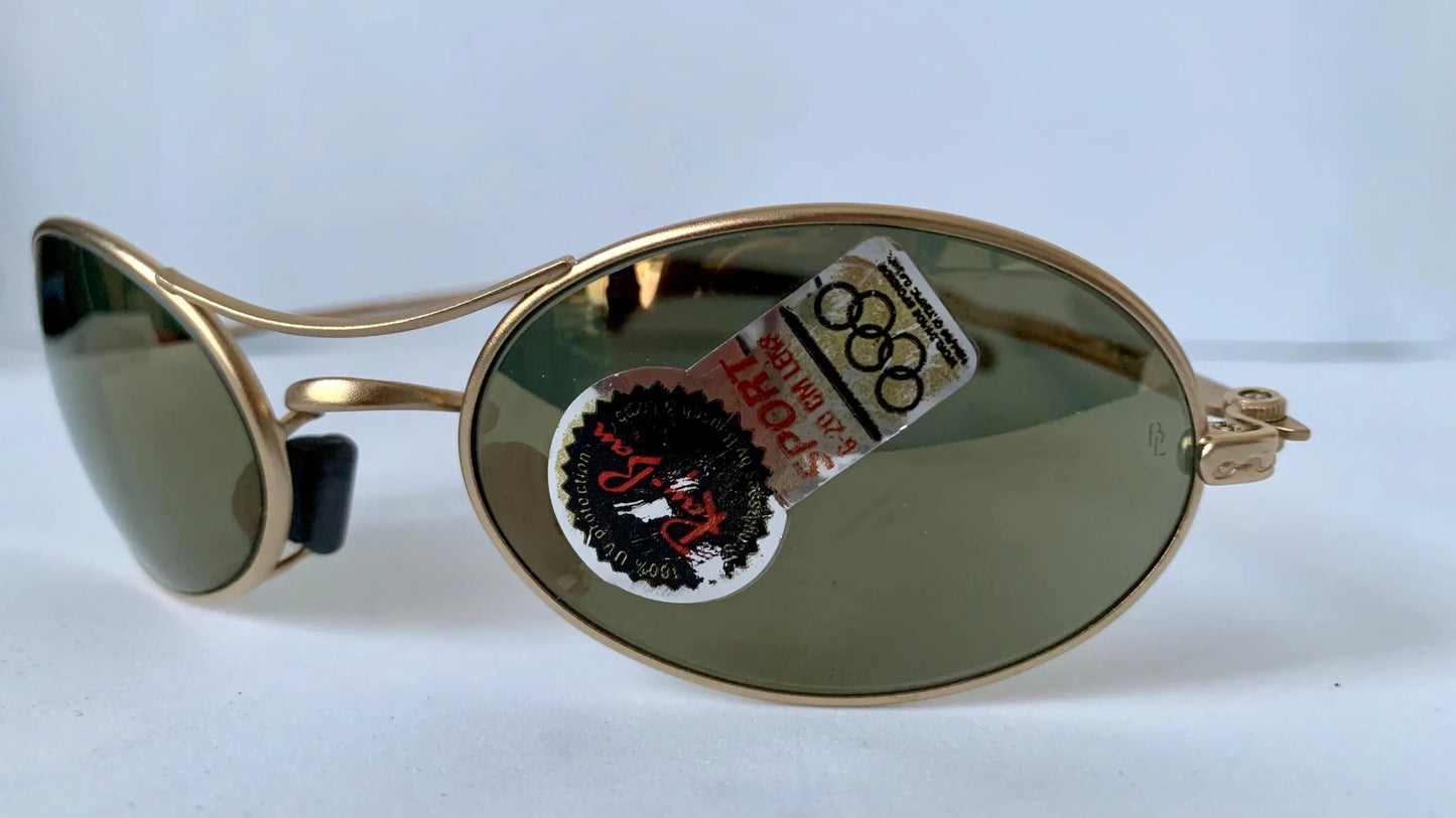 Ray Ban B&L USA vintage sunglasses - rare W2307 Orbs Ellipse golden mirrored frame