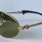 Ray Ban B&L USA vintage sunglasses - rare W2307 Orbs Ellipse golden mirrored frame