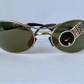Ray Ban B&L USA vintage sunglasses - rare W2307 Orbs Ellipse golden mirrored frame