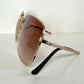 Christian Dior Monsieur Foldable Vintage Sunglasses - 2287 80s golden frames
