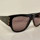 Valentino 90s vintage sunglasses - black square frames