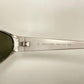 Valentino 90s vintage sunglasses - oval silver metal frames
