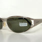 Valentino 90s vintage sunglasses - oval silver metal frames