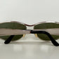 Valentino 90s vintage sunglasses - oval silver metal frames
