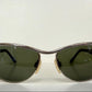Valentino 90s vintage sunglasses - oval silver metal frames
