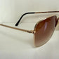 Christian Dior Monsieur Foldable Vintage Sunglasses - 2287 80s golden frames
