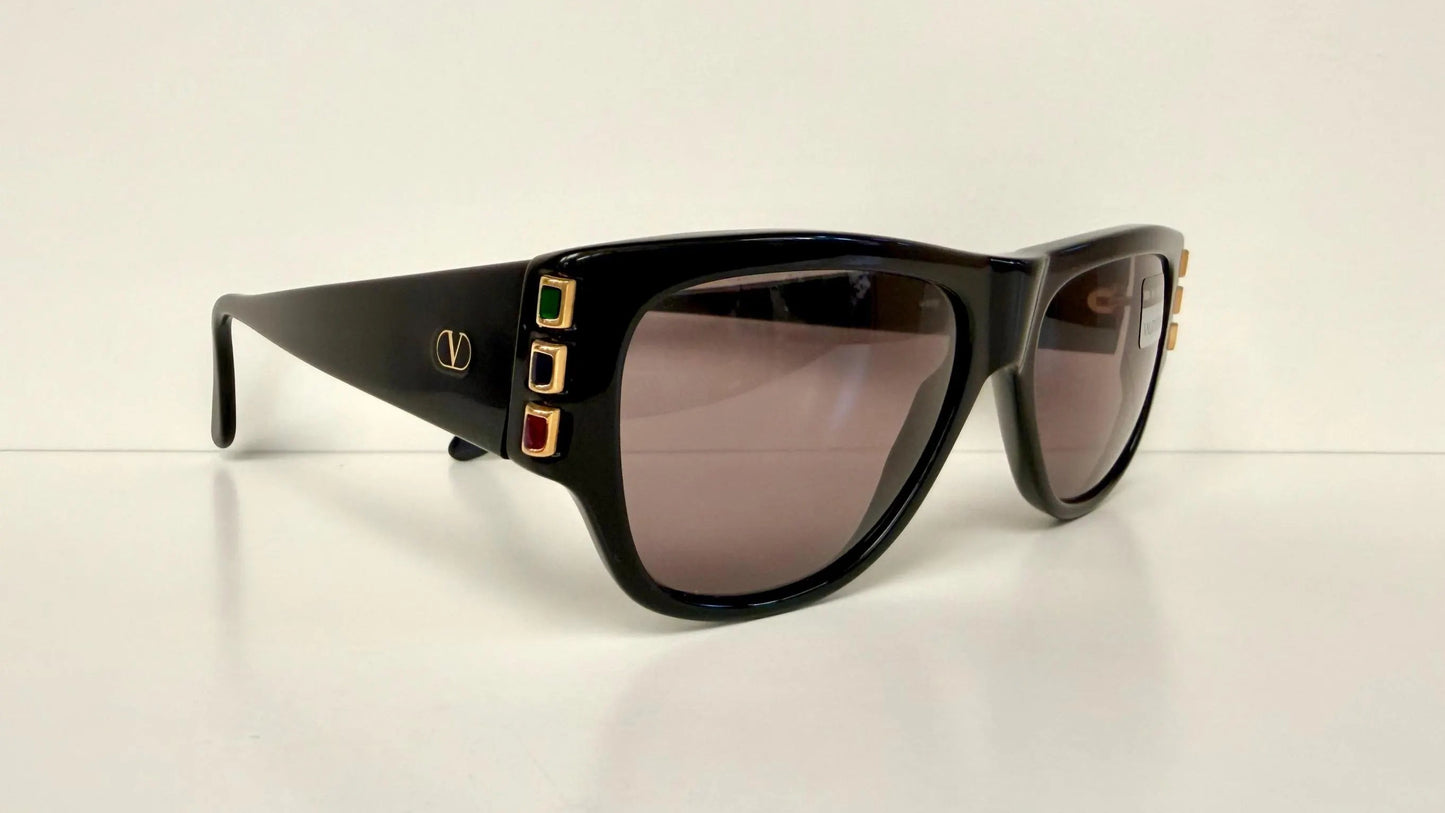 Valentino 90s vintage sunglasses - black square frames