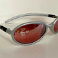 Lacoste Sport 00s vintage sunglasses - silver matte frame
