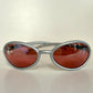 Lacoste Sport 00s vintage sunglasses - silver matte frame