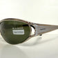 Valentino 90s vintage sunglasses - oval silver metal frames