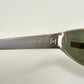Valentino 90s vintage sunglasses - oval silver metal frames