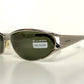 Valentino 90s vintage sunglasses - oval silver metal frames