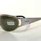 Valentino 90s vintage sunglasses - oval silver metal frames