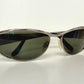 Valentino 90s vintage sunglasses - oval silver metal frames