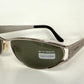 Valentino 90s vintage sunglasses - oval silver metal frames