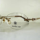 Royale Cup 80s vintage glasses -gold rimless frame